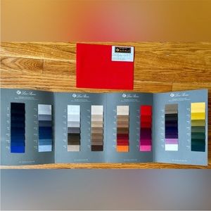 Loro Piana deluxe wool cashmere heavy fabric catalogue double cashmere swatch